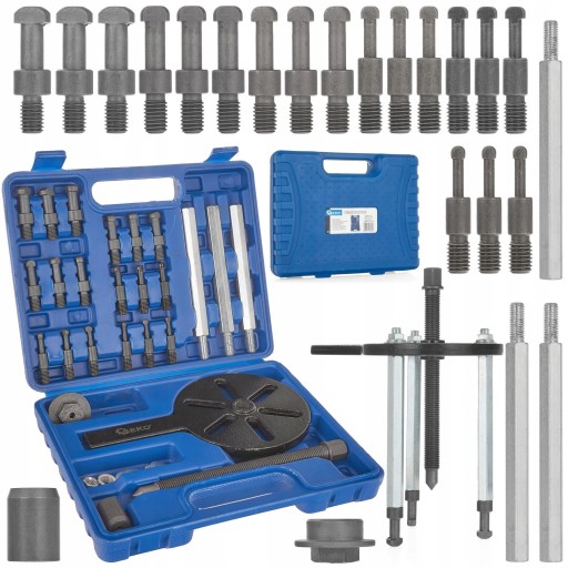 КОМПЛЕКТ СЪЕМНИКА ВНУТРЕННЕГО ПОДШИПНИКА ИЗ 31 ЭЛЕМЕНТА РАЗБОРОЧНЫЙ КОРПУС