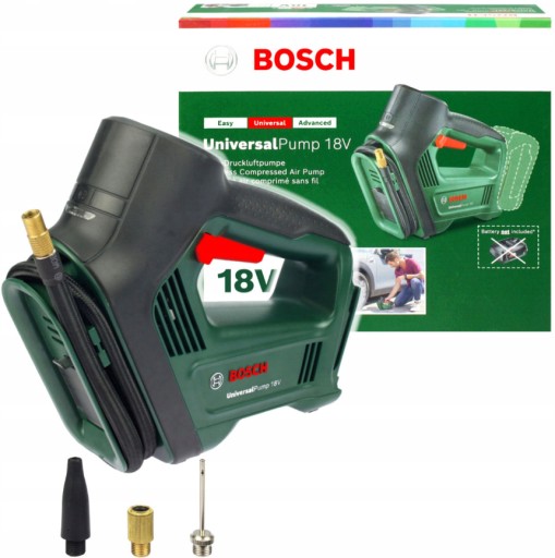 НАСОС-КОМПРЕССОР АККУМУЛЯТОРНЫЙ КОМПРЕССОР 18V BOSCH UNIVERSAL