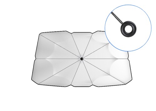 Автомобільний сонцезахисний козирок парасолька L