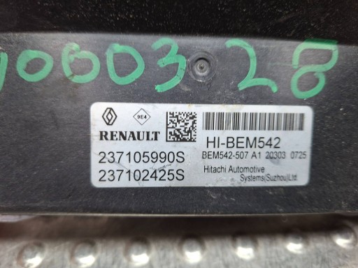 control unit of the engine 237102425S 237105990S RENAULT CAPTUR II 1.6 E-TECH