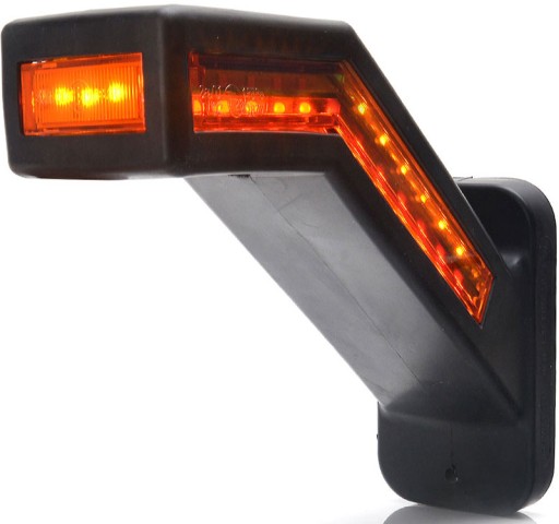 1347L - СВІТЛОДІОДНИЙ КУТОВИЙ БІЧНИЙ ГАБАРИТНИЙ ЛІХТАР ДЛЯ НАПІВПРИЧЕПА TIR WAS