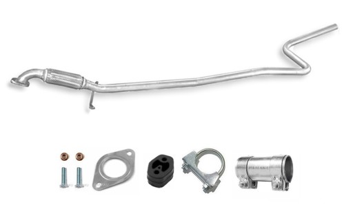 08.597 - FORD FIESTA 1.25 1.4 (2001-2008) СЕРЕДНІЙ ГЛУШНИК