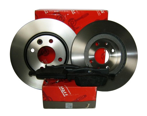 DF6534 GDB2016 - TRW ДИСКИ ТОРМОЗНЫЕ КОЛОДКИ ПЕРЕДНИЕ RENAULT CLIO IV