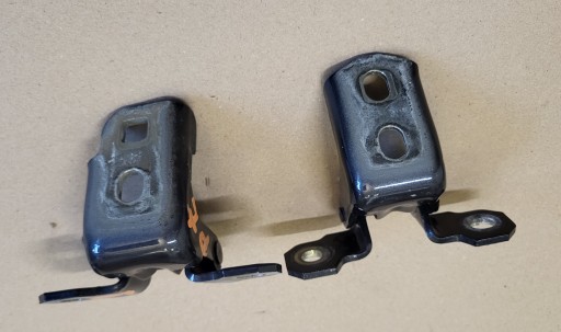 hinge X2 Z door right rear part upper lower RENAULT LAGUNA 3 III 3 black TEB66