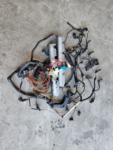 7788873 7788866 - Bmw e65 740d 4.0d m67 джгут, установка двигуна, проводка