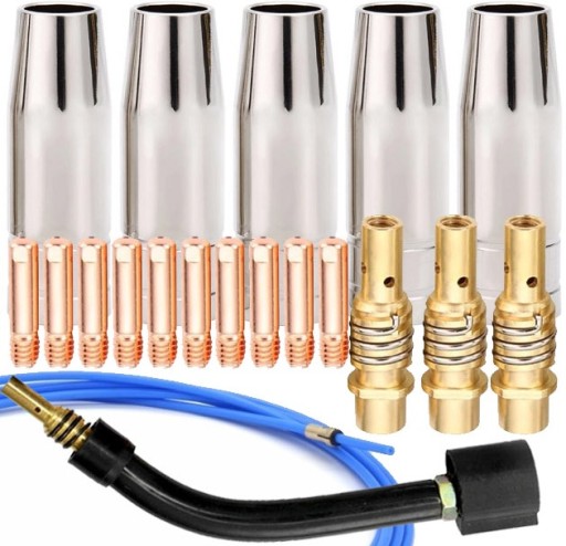 НАБОР АЛЮМИНИЕВЫХ СВАРОЧНЫХ ДЕТАЛЕЙ MIG MAG MB15