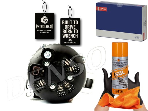 DENDAN1110#ECS-PCP+K - Генератор (14v 220a) land rover range rover iii r #petrolhead pro+ kit4