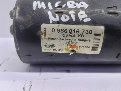 Nissan Micra 2005 Rozruszniki Complets 0986016730