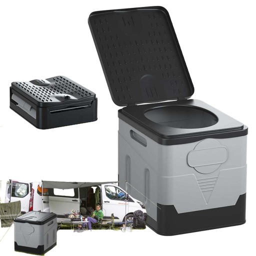 6SP0324++OPH - ТУАЛЕТ ВІДКРИТИЙ СКЛАДАНИЙ ПОРТАТИВНИЙ АВТОМОБІЛЬ КЕМПІНГ ПОДОРОЖІ 20L 200KG