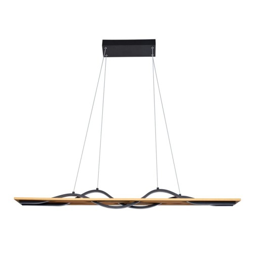 Lampa Sufitowa Wisząca Led Conato 35W Czarna Nowoczesna do Kuchni Italux
