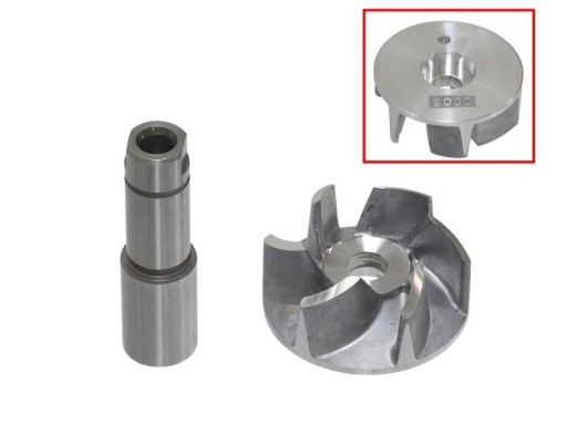 AT-10072A - BRONCO 2022/01 ВАЛ І РОБОЧЕ КОЛЕСО ВОДЯНОГО НАСОСА KAWASAKI