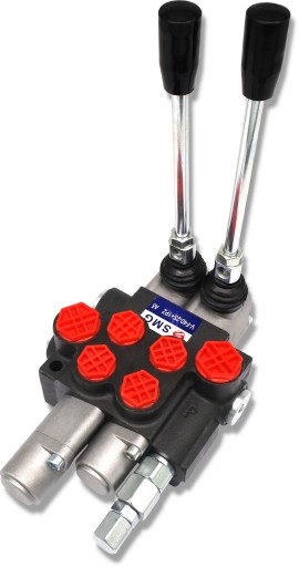 2295 - ГИДР СПЛИТТЕР 40Л 2СЕКЦИЙ + ЗАЩЕЛКА + СЕК ПОТОК