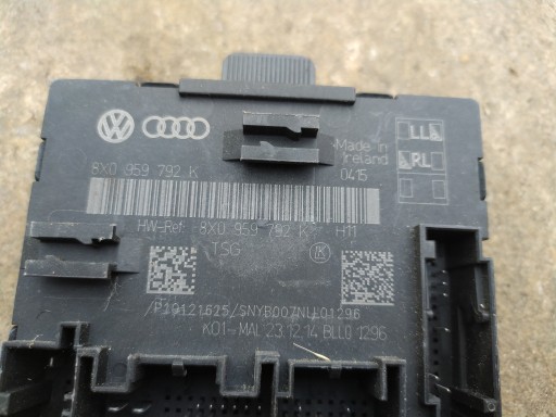 module control unit door AUDI A1 8X Q3 8U 8X0959792K