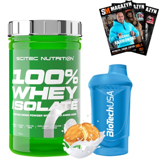 Протеїнова добавка протеїновий ізолят - WPI Scitec Nutrition порошок 700 г, смак кремового торта