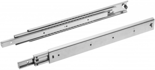 Prowadnica do szuflady kulkowa Gtv udźwig 100 kg H53 800 pełen wysuw L+p