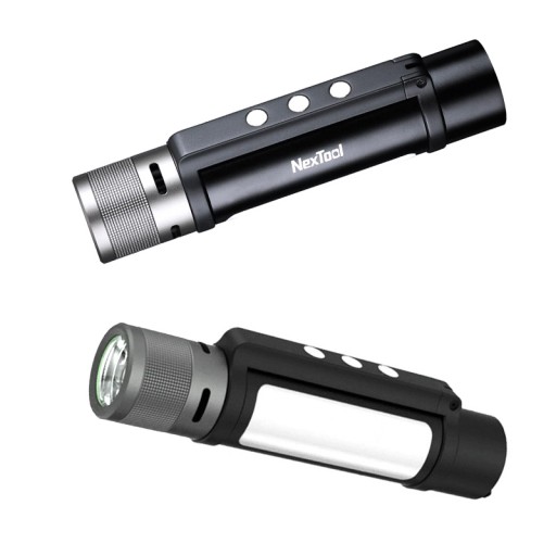 Тактичний потужний світлодіодний ліхтарик 6 в 1 Zoom USB NexTool