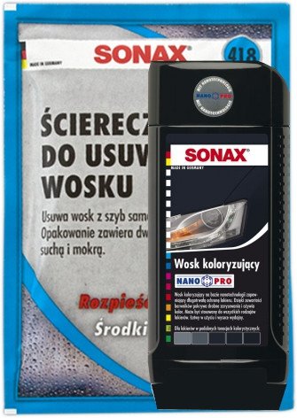 SONAX NANOPRO КРАСОЧНЫЙ ВОСК ЧЕРНЫЙ 500МЛ