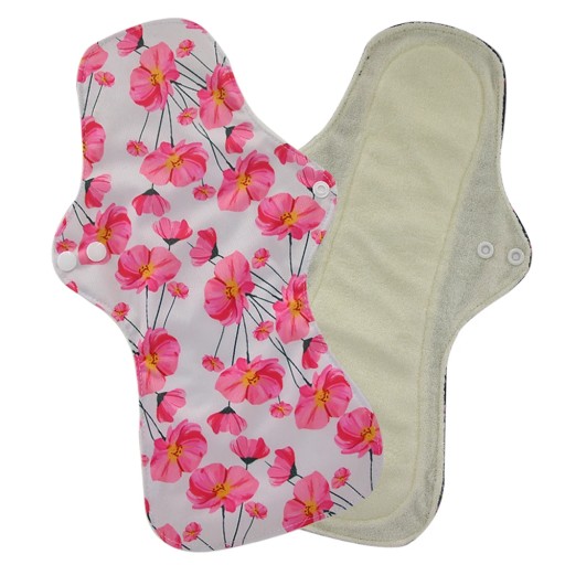 Reusable Pads Bamboo Charcoal Pads S M L Sanitary Pads Washable Panty Liner  Mama Maternity Menstrual Cotton Pads Dropshipping