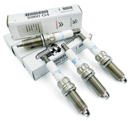 4 свечи зажигания oe psa citroen peugeot 5960g4