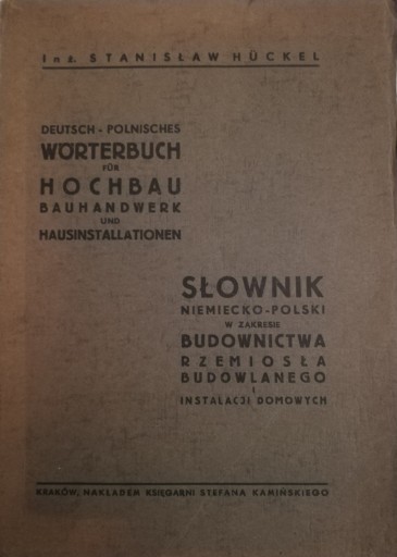 Słownik niemiecko-polski w zakresie budownictwa