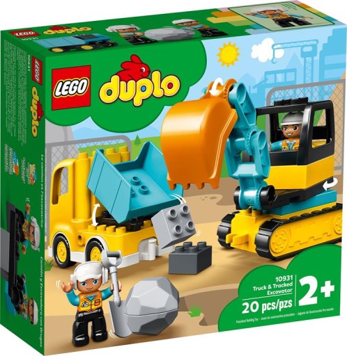LEGO Duplo 10931 Вантажівка та гусеничний екскаватор