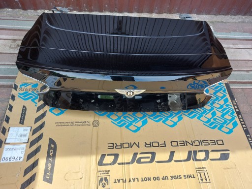 boot door BENTLEY CONTINENTAL GT 19r black L09N SPOILER LOTKA