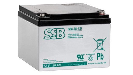 Vrla agm акумулятор 12v 28ah (термін служби 10-12 років) sbl28-12i