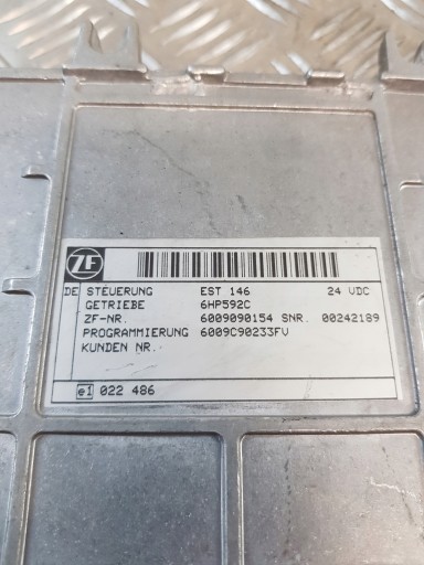 Computer Bedienteil Getriebe getriebe MERCEDES 0260001041 ZF 6009390001