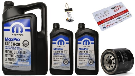MOPAR 5W20 7L + МАСЛЯНИЙ ФІЛЬТР MO-899 + БЕЗКОШТОВНІ ПОДАРУНКИ