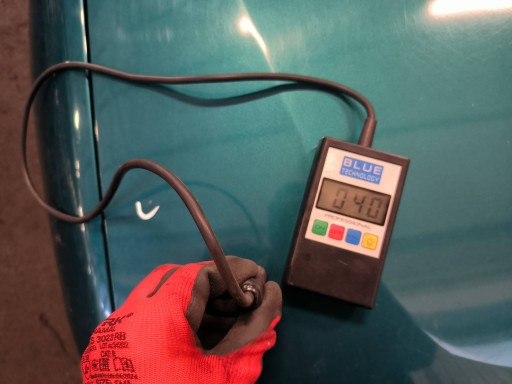 kapota zelená MAZDA DEMIO a