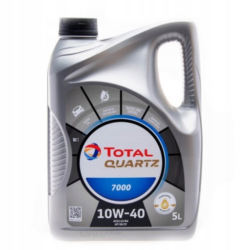 Моторне масло Total Quartz 7000 5 l 10W-40