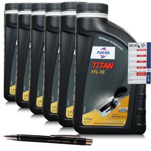 Масло fuchs titan pentosin ffl-10 6 литров для коробки передач dsg mb 236.22 6л