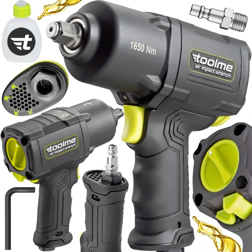 🔥 OKAZJA! Klucz Pneumatyczny Toolme 1650Nm – Tytan Mocy 1/2" – Szybka Wymiana Kół!