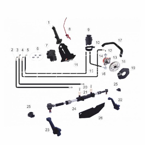 011110 - ПІДТРИМКА C-330 РАСПРЕДВАЛА МІЖ КОЛЕСАМИ