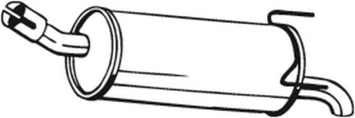 Глушитель Bosal 185-645