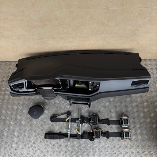 dashboard complete airbag console tension belts cockpit VW VOLKSWAGEN TAIGO 2G7 R-LINE