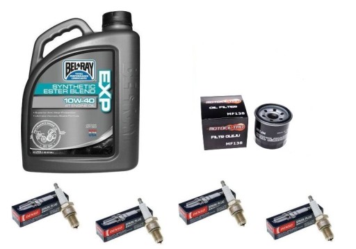 Масло Bel Ray EXP, фільтра, свічки, TRIUMPH DAYTONA 600