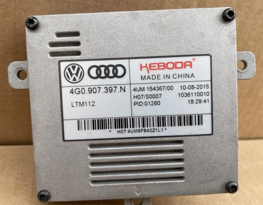 module LED VW SKODA AUDI original new 4G0907397N