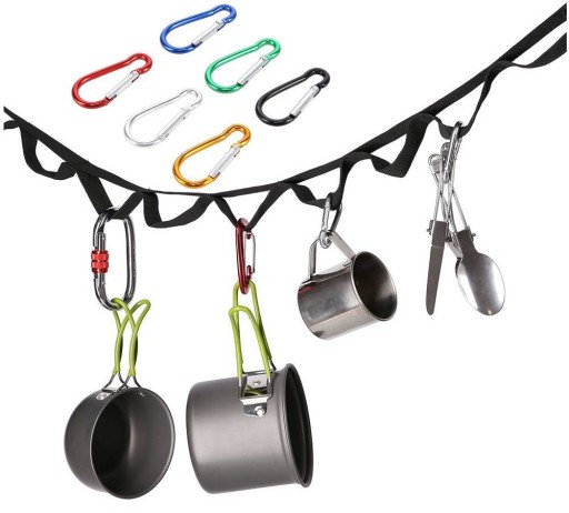 Органайзер Tourist Rope 480см + 6 карабінів