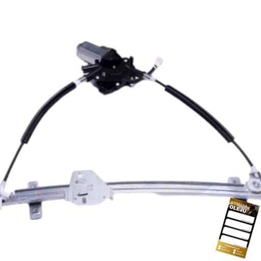 EO-0031100 - Склопідйомник лівий передній для vw golf ii 1986 1987 1988 1989 1990