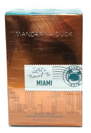 mandarina duck let's travel to miami for woman woda toaletowa 100 ml   
