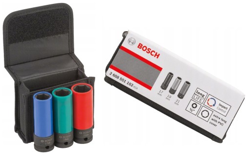 BOSCH PRO НАБІР ТОРЦЕВИХ КЛЮЧІВ 3 ШТ. 1/2