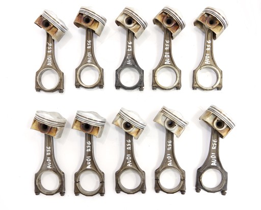 Поршень шатун AUDI A6 C6 RS6 5.0 BUH