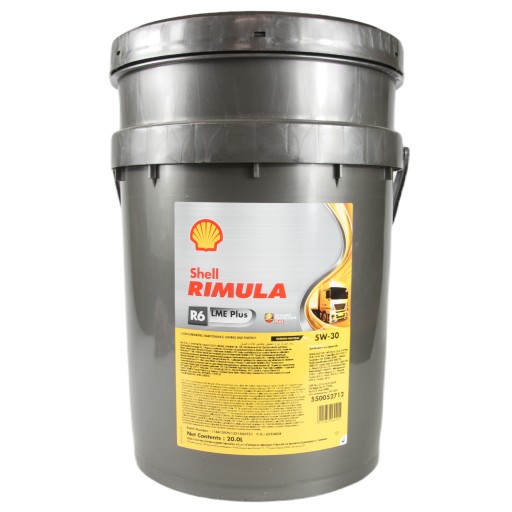 Масло SHELL RIMULA R6 LME PLUS 5W-30 20л