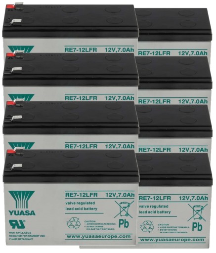 Apcrbc26 rbc 26 #26 акумуляторна батарея yuasa ups apc 8x re7-12lfr 12v 7ah