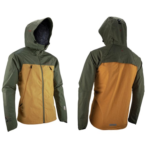 Зелена велосипедна куртка Leatt XL