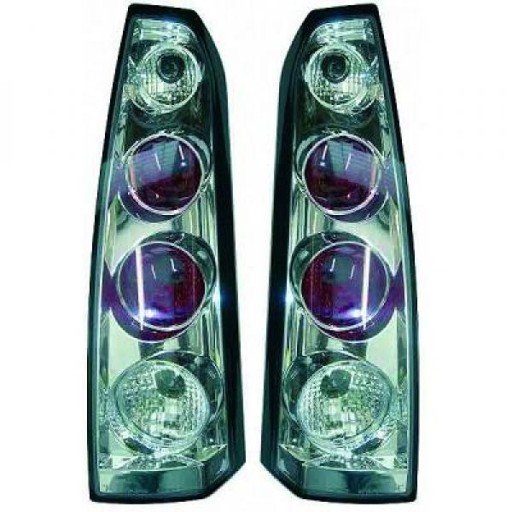 1875195 - Фонари задние opel meriva 03-10 прозрачные/хром 4 двери