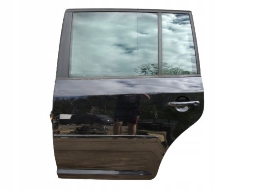 VW TOURAN and complete door left rear part rear. black,