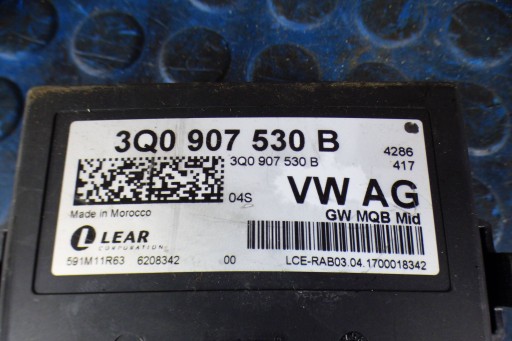 Skoda Octavia III module gateway 3Q0907530B