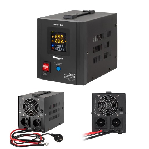 Источник бесперебойного питания ups rebel power 800 12в/230в 800ва/500вт